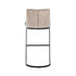 Olton Taupe & Black Bar Stool
